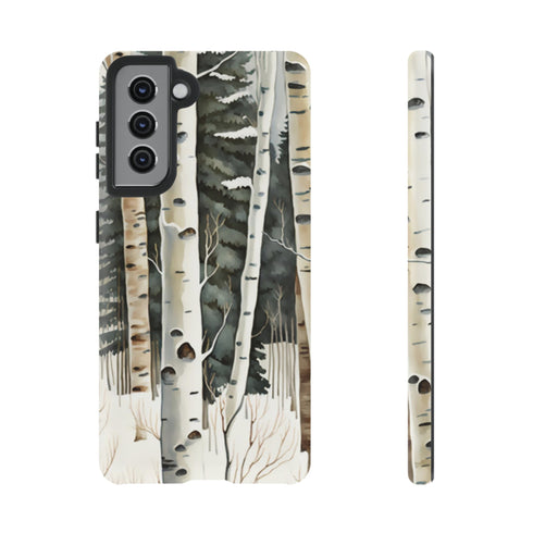 Winter Aspen Trunks - Impact Resistant Phone Case